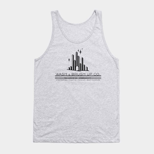 Wash & Brush Up Co. Tank Top by MindsparkCreative